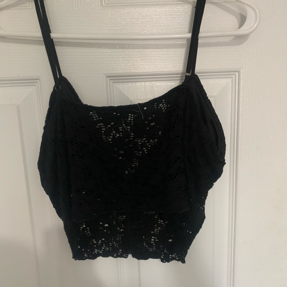 Black crop top - Picture 2 of 2